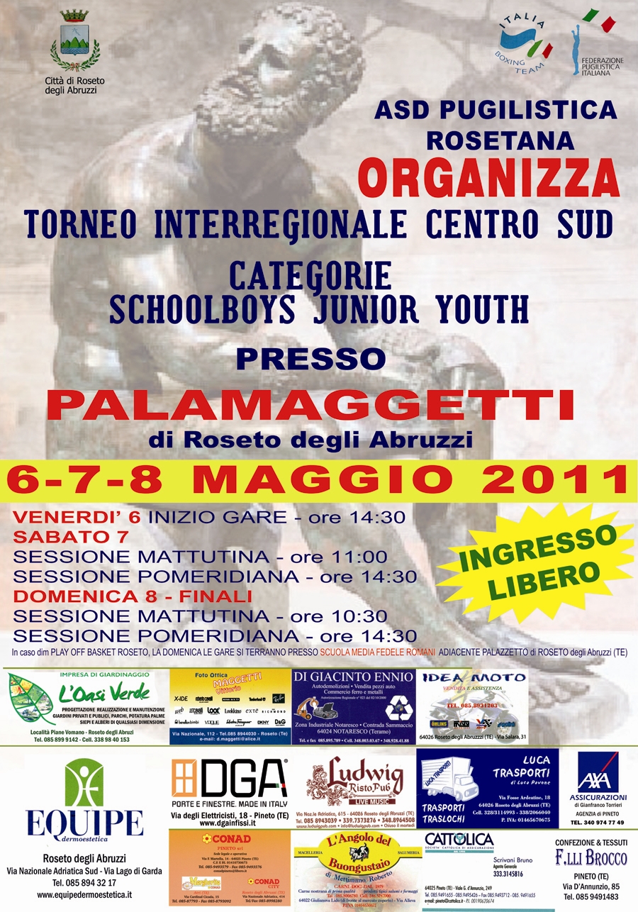 Torneo Interregionale Schoolboys - Junior - Youth - Roseto degli Abruzzi e Bellaria