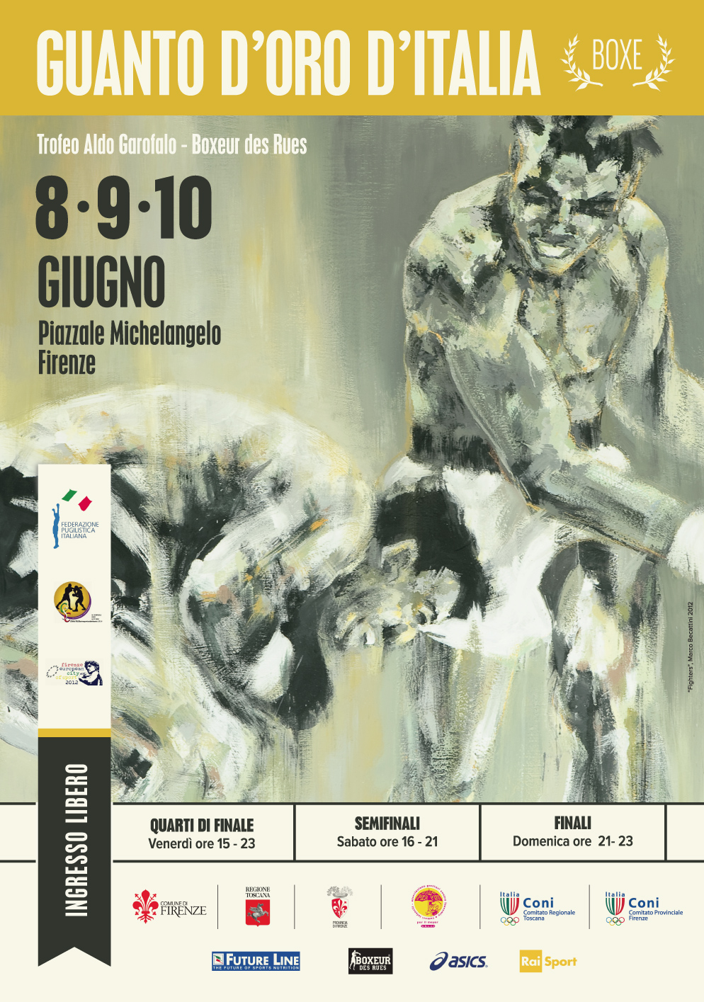 Guanto d'Oro d'Italia - Firenze 2012 Cambio Orario Finale