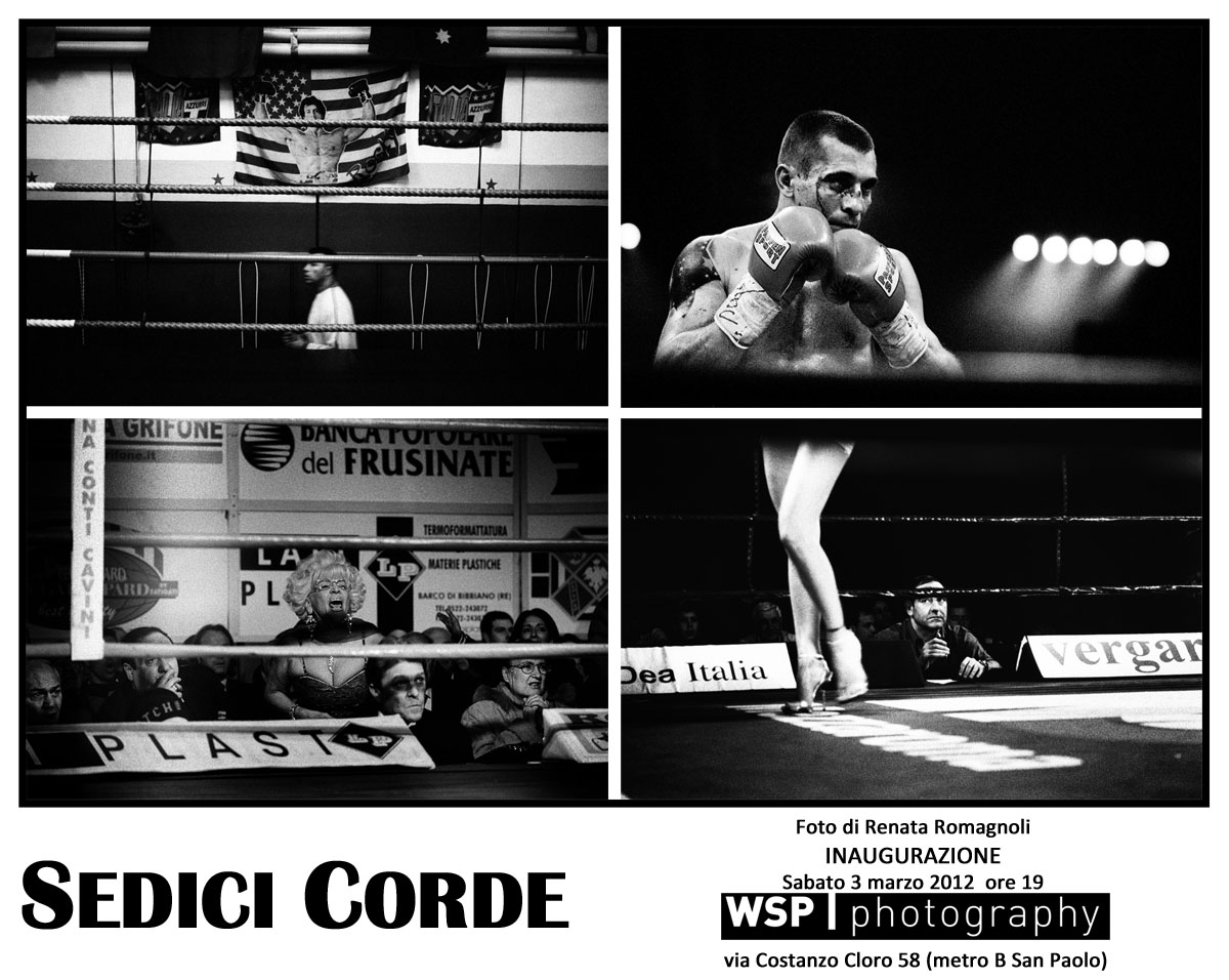 Boxe e Fotografia: A Roma la mostra "16 Corde"