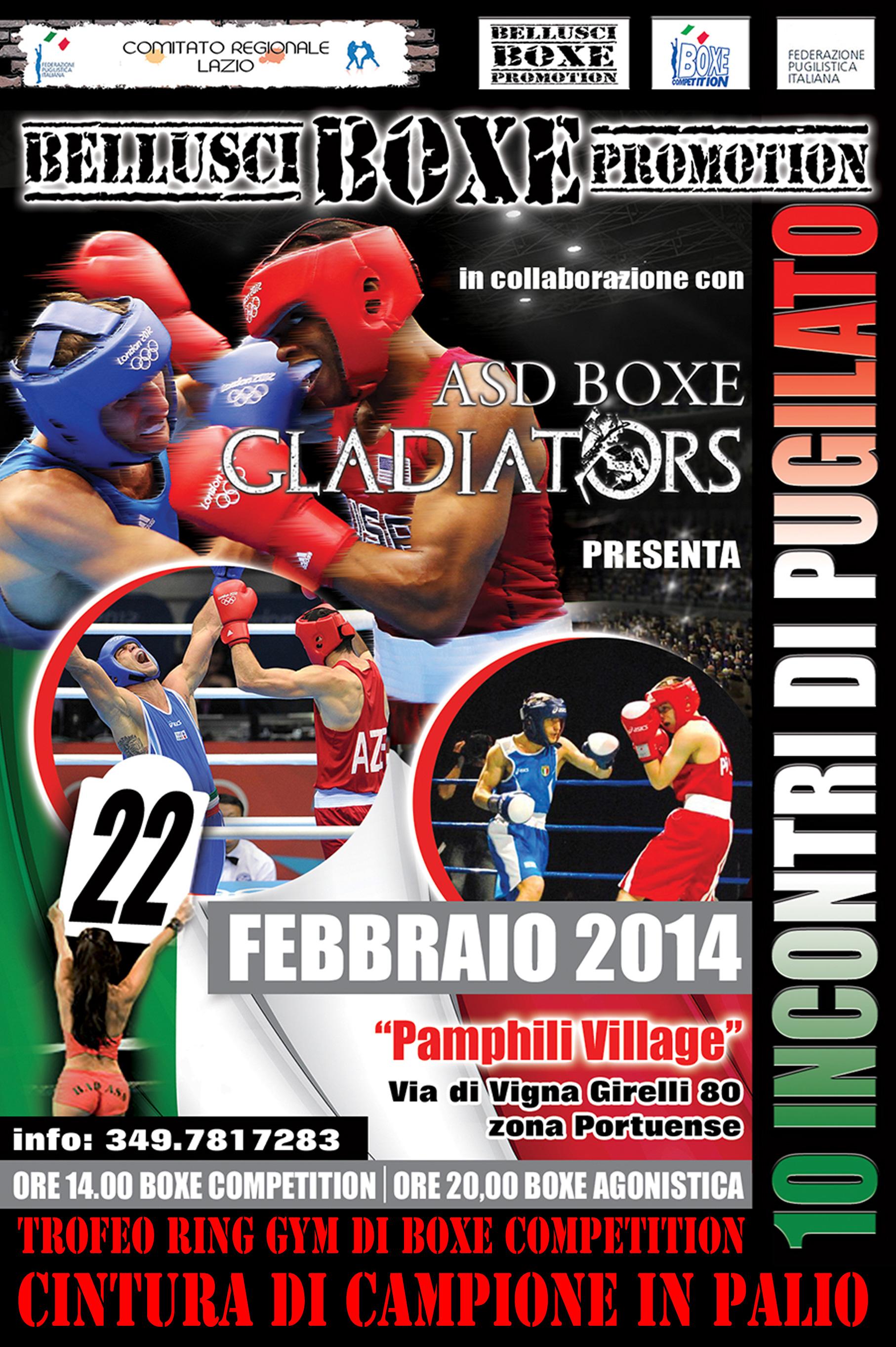 Boxe Competition: A Roma il 22 Febbraio il Trofeo Ring Gym