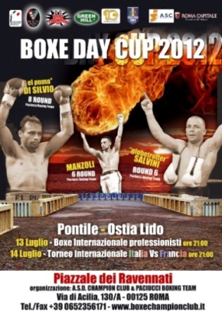 A luglio il Boxe Day Cup sul Pontile di Ostia