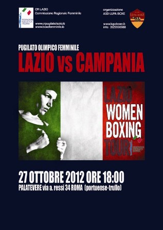 Lazio Women Boxing Tour: Lazio contro Campania