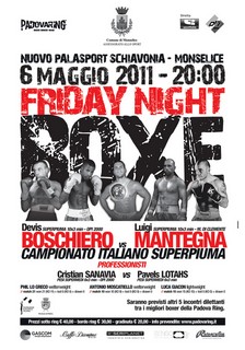 Campionato Italiano Superpiuma - Devis Boschiero vs Luigi Mantenga. (2)