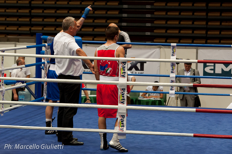 European Junior Boxing Championships 2012:Perde Maietta, Oggi sul ring Genesio