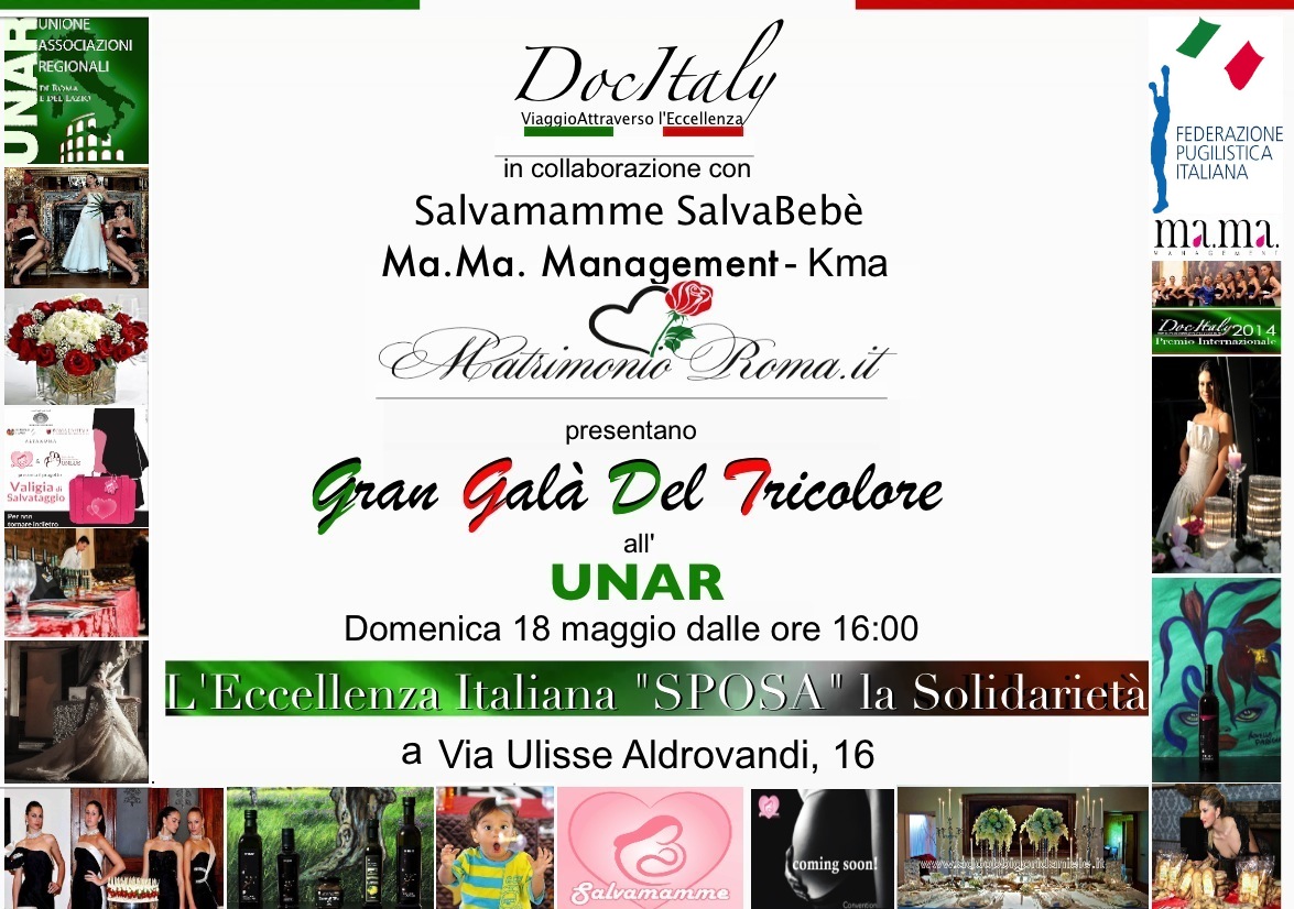 Gran Galà Del Tricolore a Roma il 18 maggio la presentazione del progetto la Valigia di salvataggio promosso da onlus SalvaMamme e la FPI