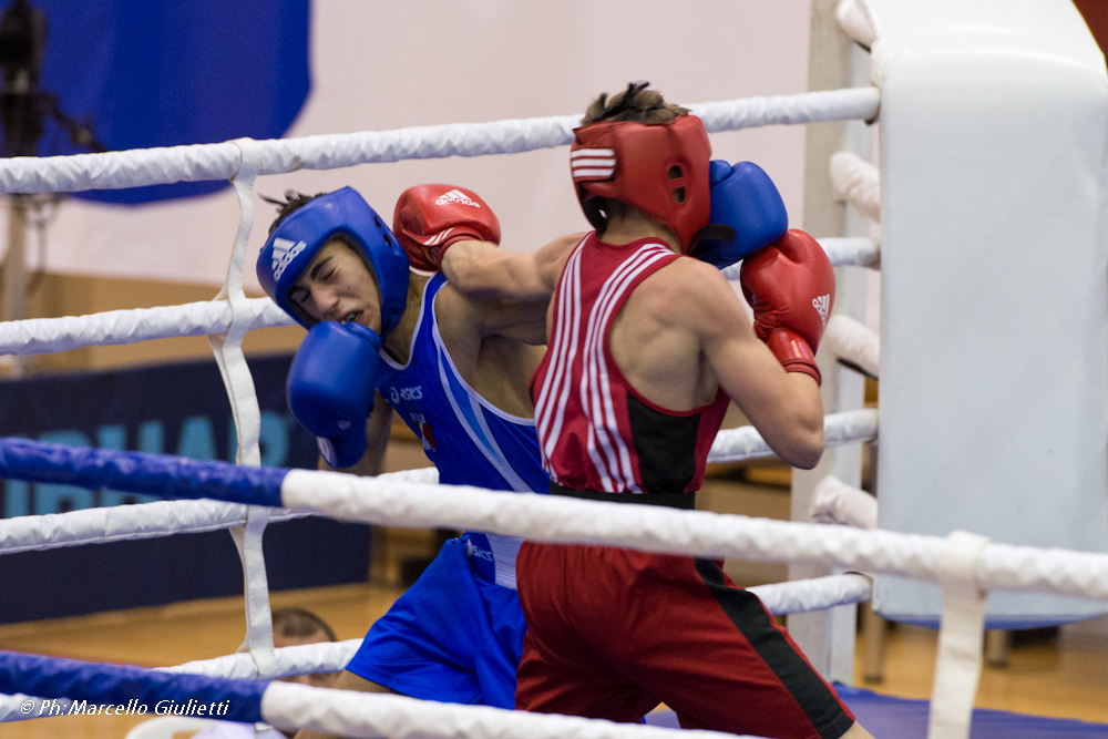 EUBC Euro Junior Boxing Champs ANAPA 2013: Day 2  Amoroso nei quarti 52 Kg, domani 3 Azzurri in gara