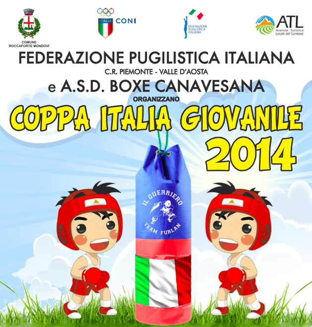 Coppa Italia Giovanile: Sabato 20 Settembre a Roccaforte Mondovì AGGIORNAMENTO RESPONSABILI REGIONALI GIOVANILI  #Giovanile14