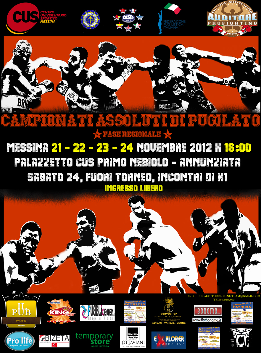 Dal 21 al 24 Novembre la Fase regionale della Sicilia per i 90° Campionati Italiani Assoluti
