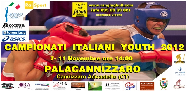 Campionati Italiani Youth 2012 Catania 7-11 Novembre: Info e numeri dei Pugili in gara