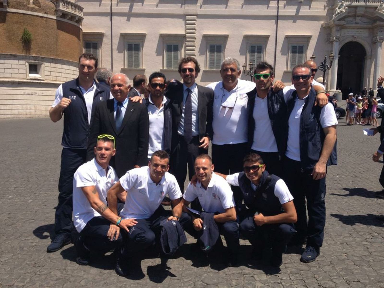 Londra 2012: Il Team FPI al completo all'incontro con il Presidente Napolitano