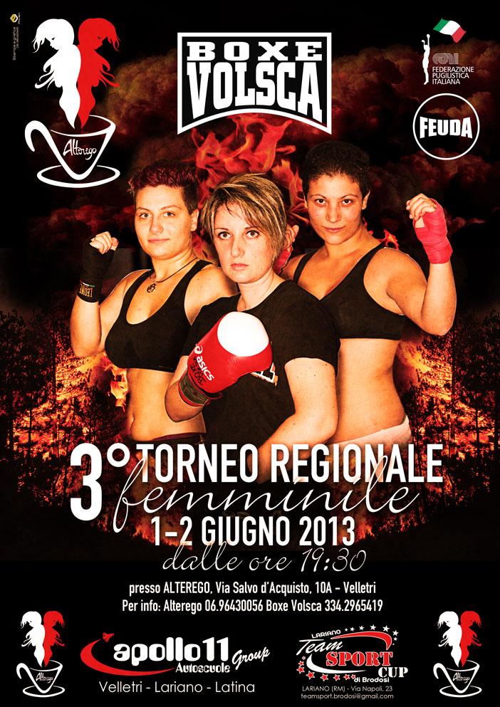 A Velletri l'1 e 2 giugno grande Torneo regionale di Boxe Femminile