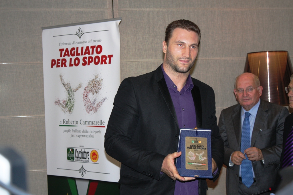 Tagliato per lo sport 2012:Serata di premiazione per  Roberto Cammarelle
