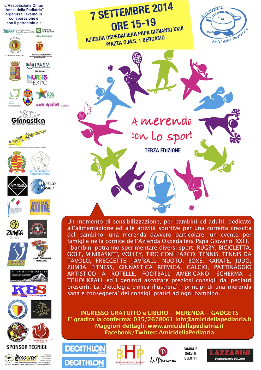 #PrePugilistica: Boxe protagonista alla terza edizione della manifestazione per Bambini "A Merenda Con Lo Sport" - Bergamo 7 settembre pv