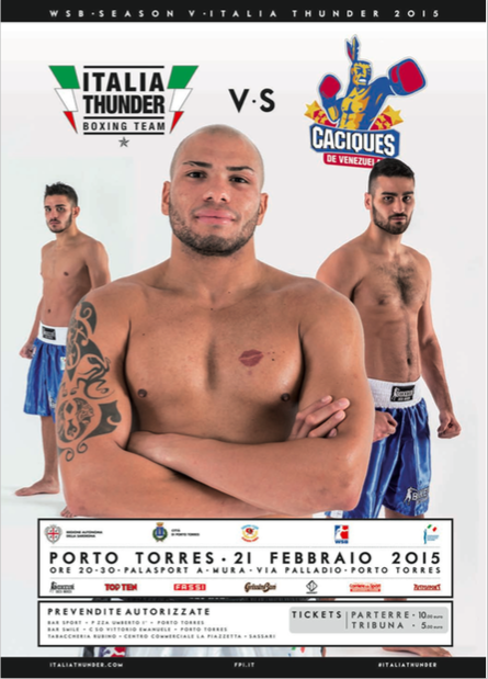 #WSBV - #ItaliaThunder FPI Photogallery - Porto Torres vs Venezuela Caciques Offical Poster