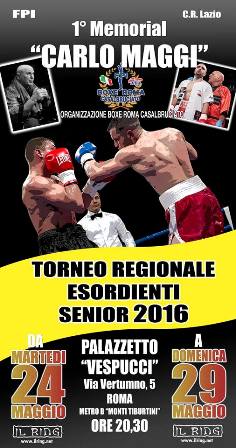 Torneo Senior 2016 "Memorial Carlo Maggi" ai nastri di partenza