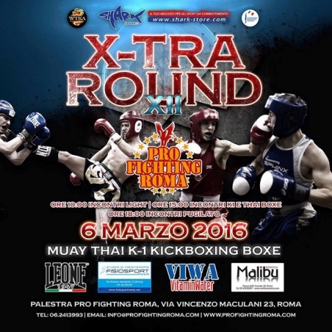 Successo di  "X-TRA ROUND" alla Pro Fighting di Roma