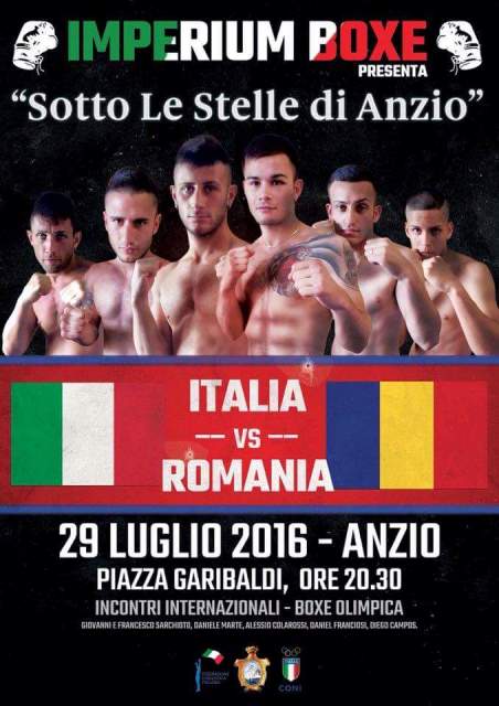 Venerdì 29 luglio: la grande boxe in piazza ad Anzio