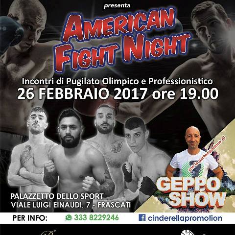 American Fight Night il 26 Febbraio a Frascati