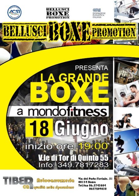 Riunione a Mondo Fitness con Bellusci Boxe Promotion