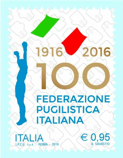  il Ministero Sviluppo Economico ha emesso il Francobollo Celebrativo del Centenario della FPI. Dentello distribuito da Poste Italiane #100FPI