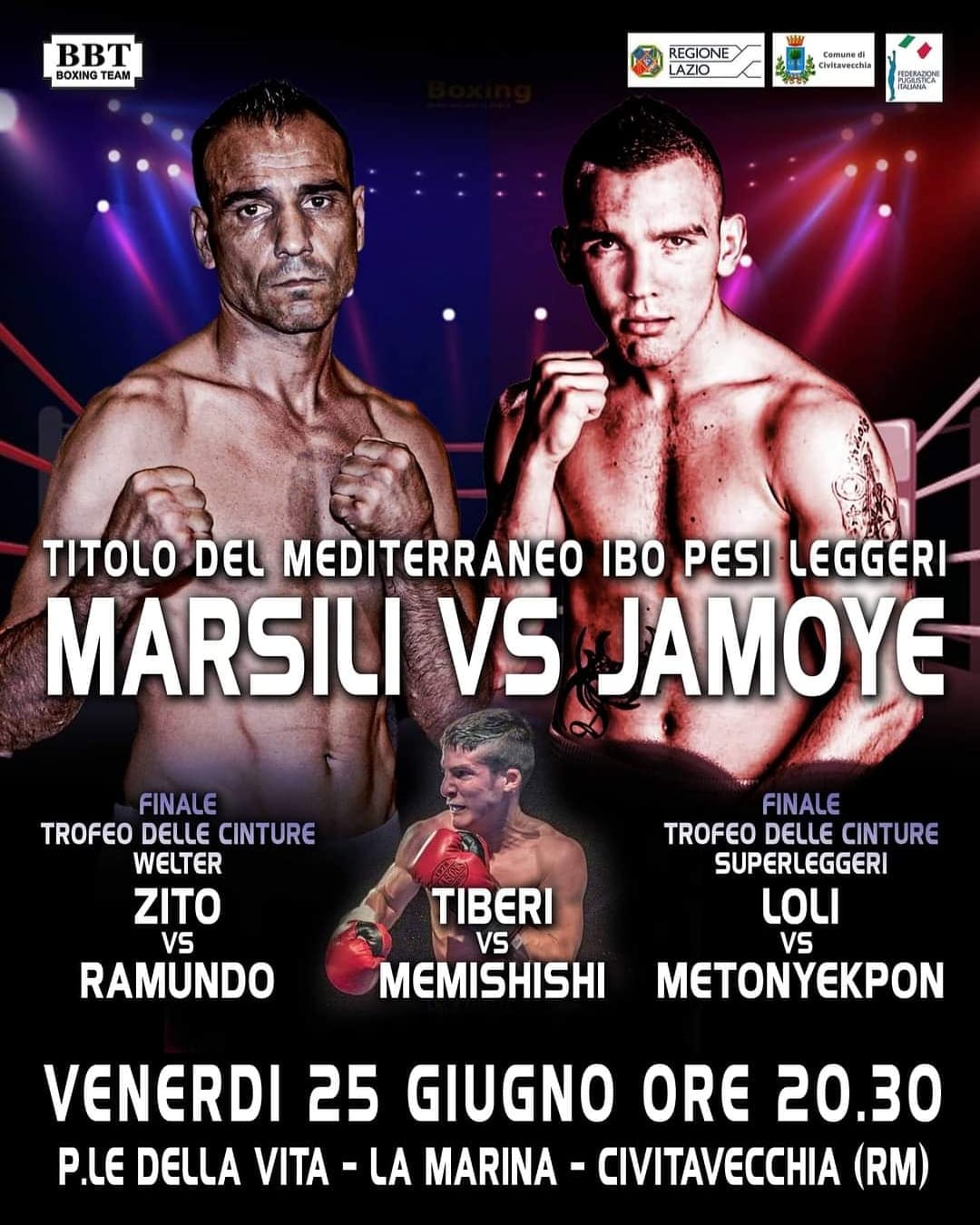 Il 25 a Civitavecchia (RM) il ritorno sul ring di Emiliano "Tizzo" Marsili