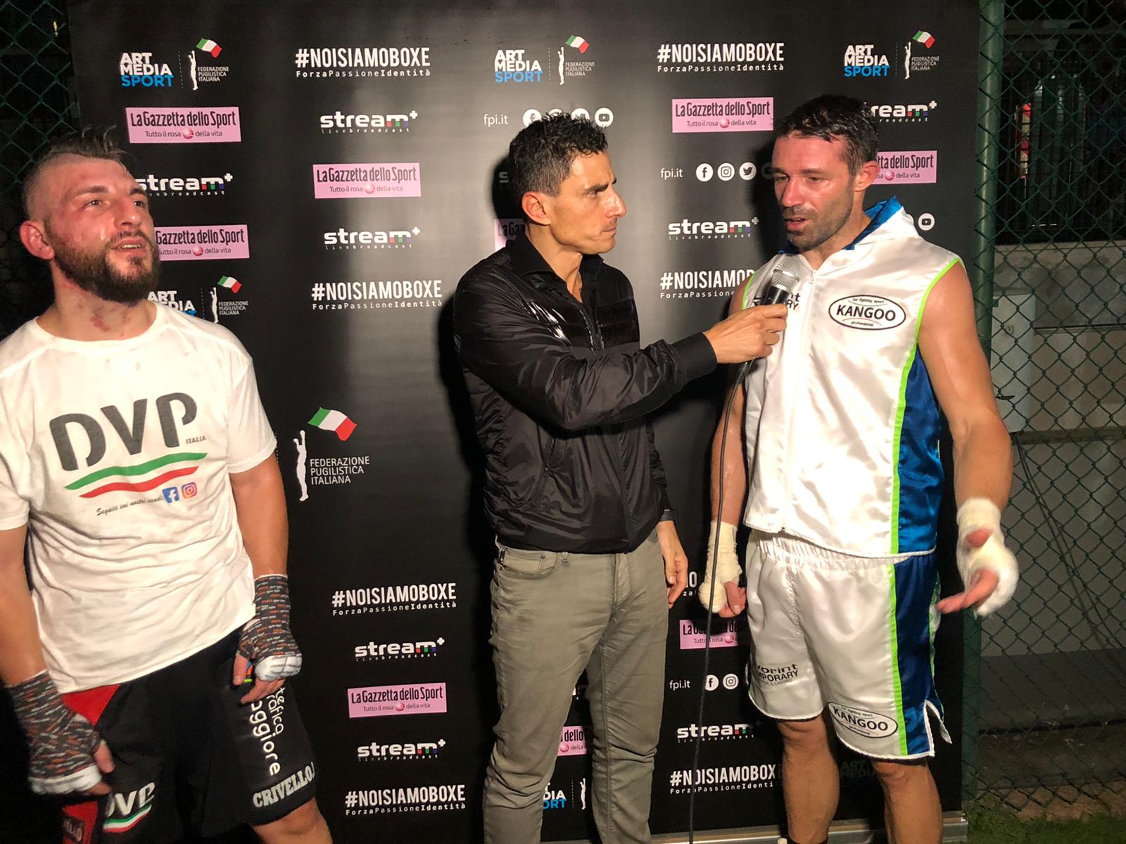 Roma Boxing Night - Nel Clou vince De Carolis contro un Mai Domo Crivello 