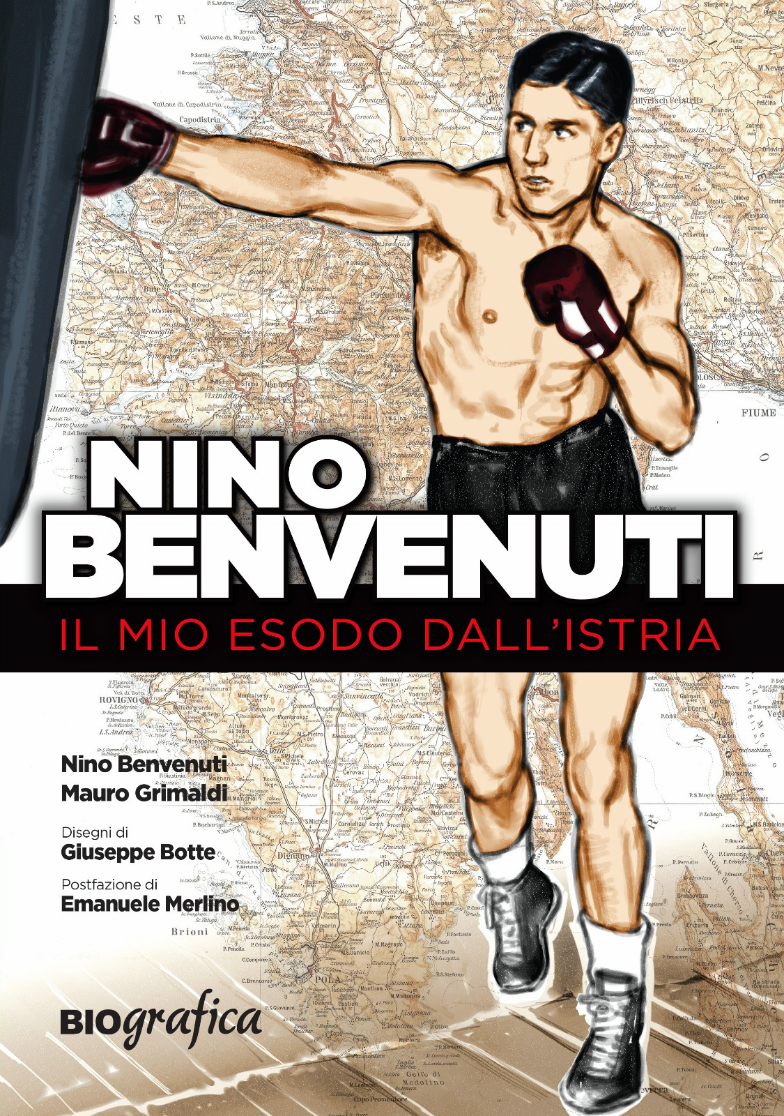Nino Benvenuti diventa un fumetto per raccontare il dramma del suo esodo dall'Istria 