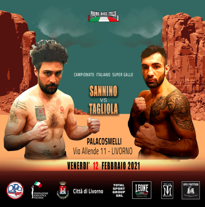Il 12 Febbraio a Livorno Sannino vs Tagliola per il Titolo Italiano Supergallo 