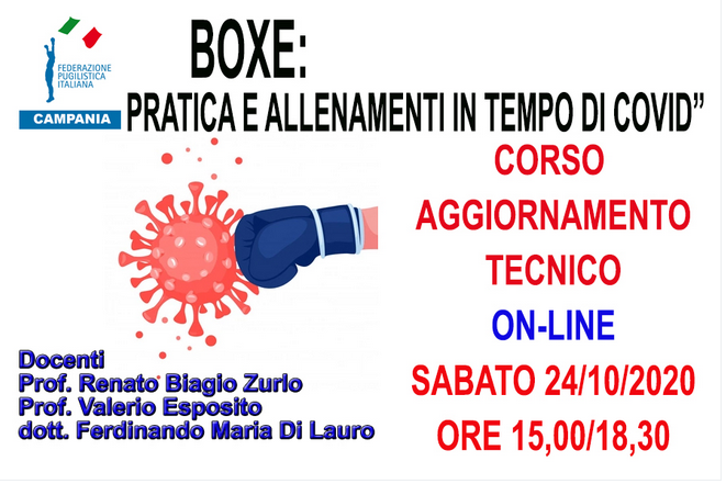  CORSO AGGIORNAMENTO TECNICI CR Campania: BOXE E COVID 