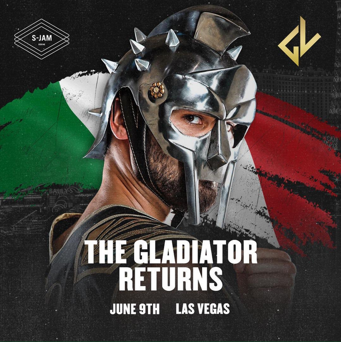 Il 9 Giugno a Las Vegas il ritorno sul Ring di Guido "The Gladiator" Vianello 