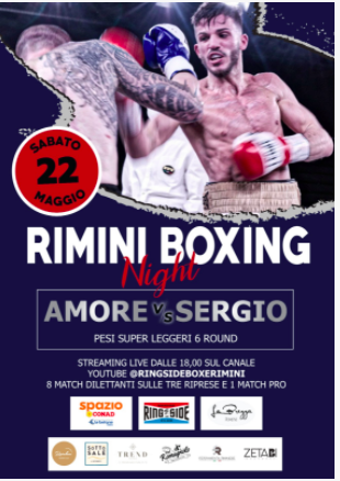 Sabato 22 maggio Riunione AOB/Pro alla Ring Side di Rimini