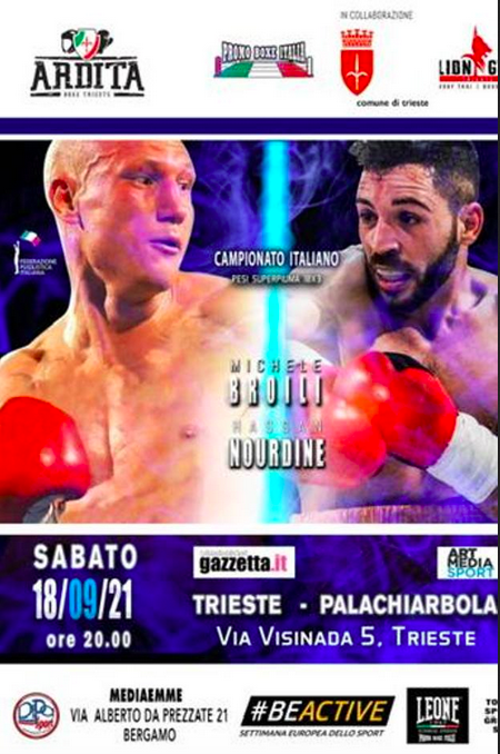 Trieste Boxing Night 18/9/2021 - DOMANI 18/9 la Diretta LIVE su Gazzetta.it e Youtube FPIOfficialChannel