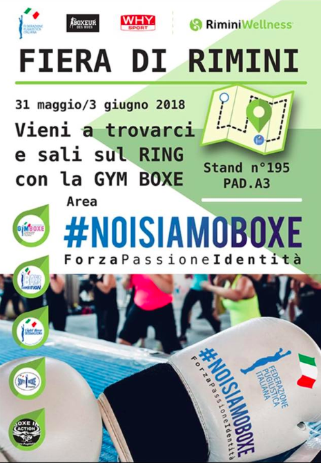 La FPI presente anche quest'anno a Rimini Wellness con la sua Boxe Amatoriale #NoiSiamoBoxe