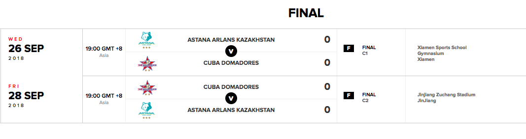 Tra il 26 e il 28 settembre la doppia sfida Arlans vs Domanderos valida come finale delle WSB 2018 