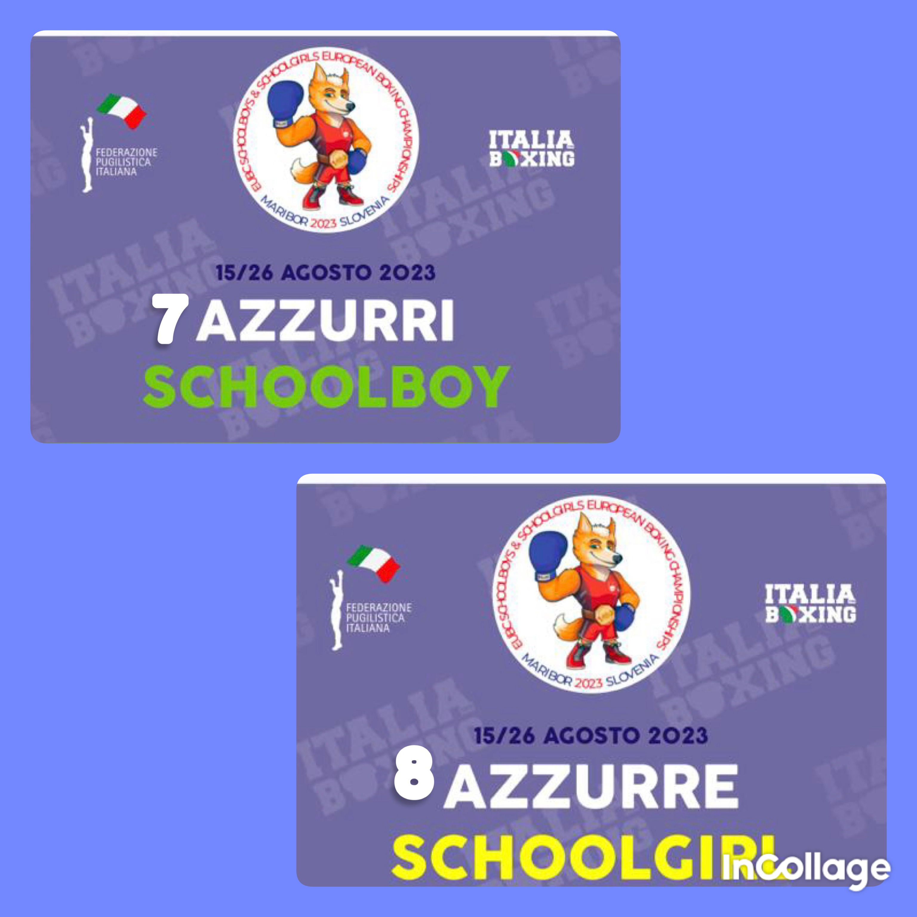 Euro SchoolBoy/Girl Maribor 2023: 7 Azzurri e 8 Azzurri in Gara 