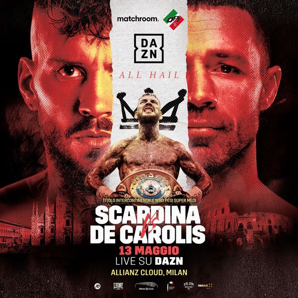 Milano Boxing Night: il 13 Maggio Allianz Cloud Scardina vs De Carolis LIVE DAZN