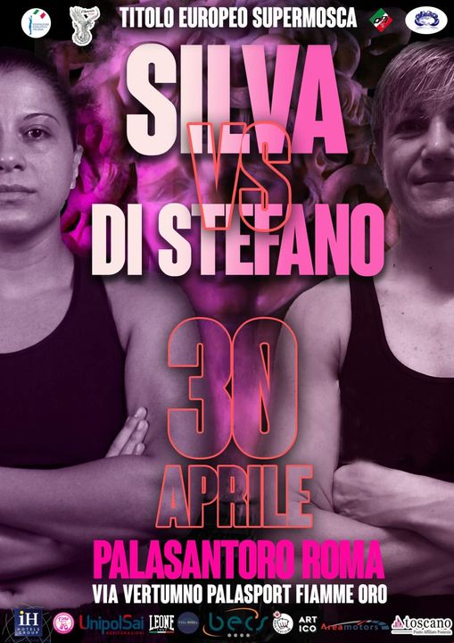 Il 30 Aprile Roma Capitale della Boxe Femminile: Silva vs Di Stefano per Euro SuperMosca