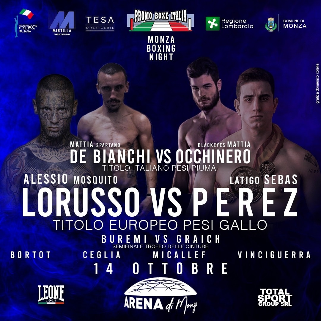 Il 14 ottobre la Monza Boxing Night targata Promo Boxe Italia - Due i Titoli In Palio 