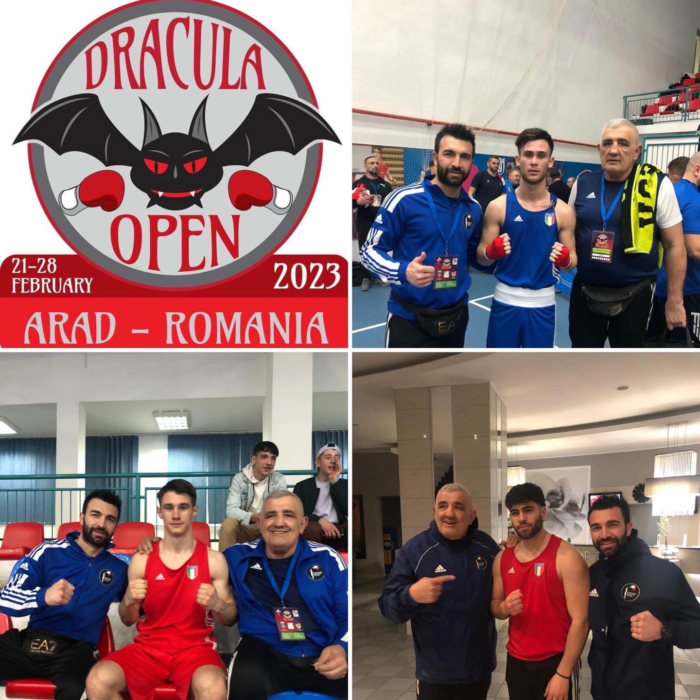 Torneo Int. "Dracula Open" - DAY 4 - 3 AZZURRINI SUL RING PER LE SEMIFINALI 