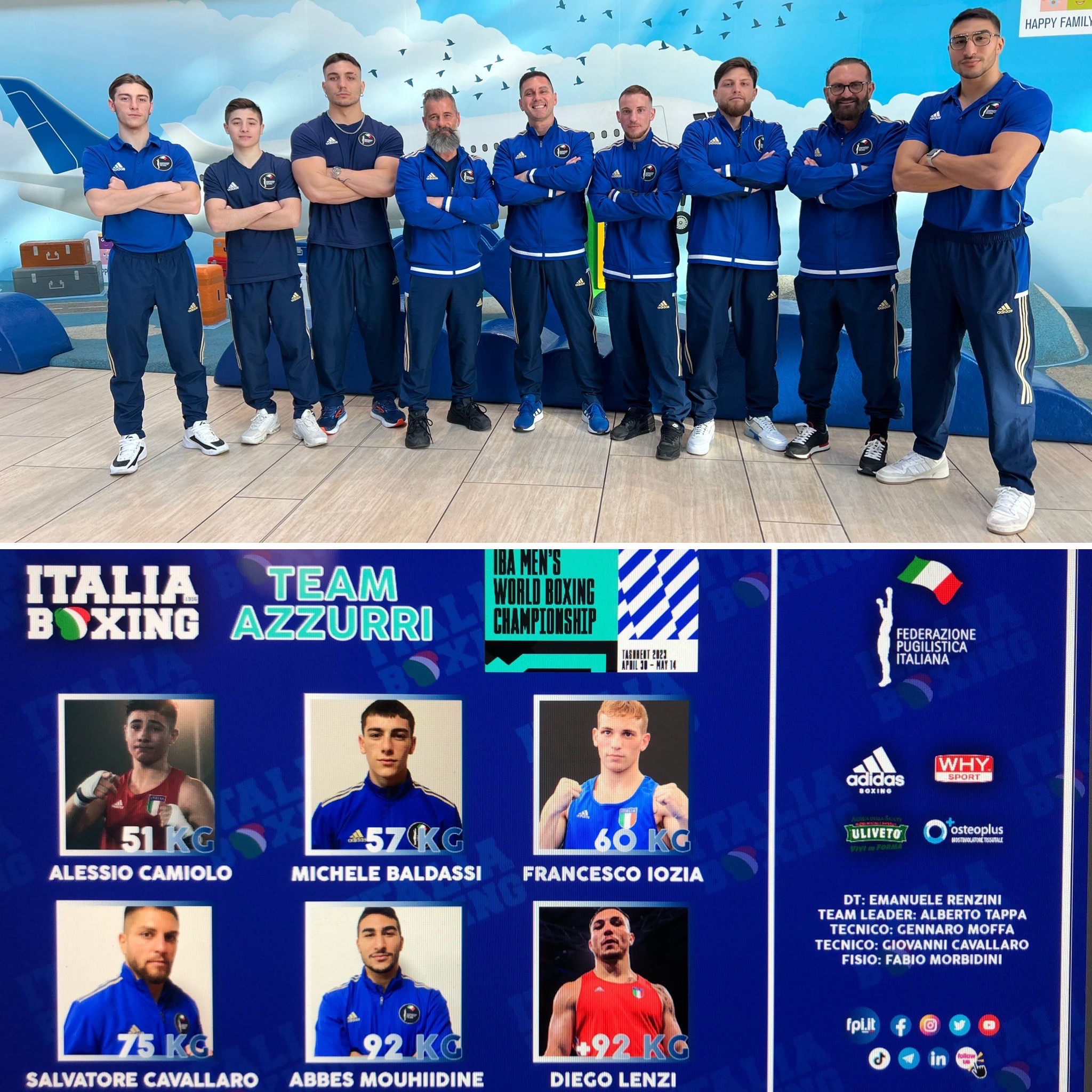 Mondiali Elite Maschili Tashkent (UZB) 2023 - Domani il via alla kermesse con due azzurri sul ring