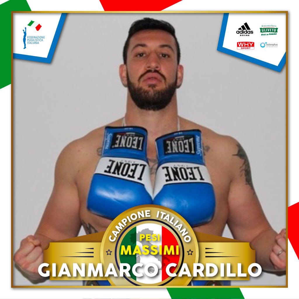 Gianmarco Cardillo nuovo Campione Italiano Pesi Massimi 