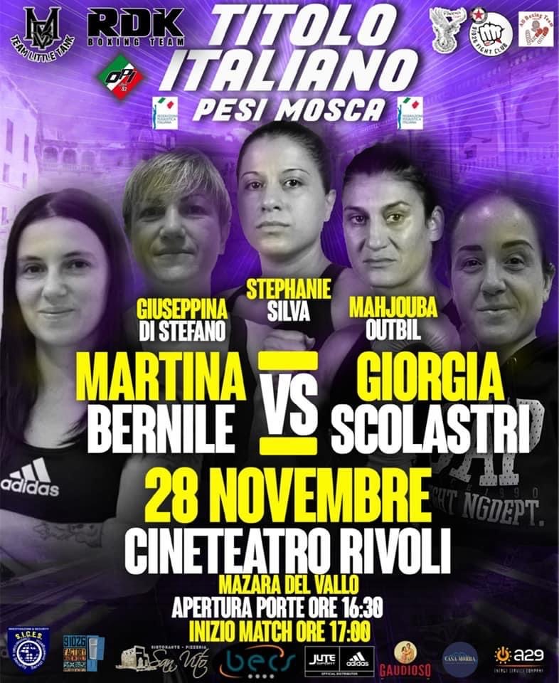 Il 28 Novembre a Mazara del Vallo Bernile vs Scolastri per il Titolo Italiano Mosca Femminile - Ricco Sottoclou