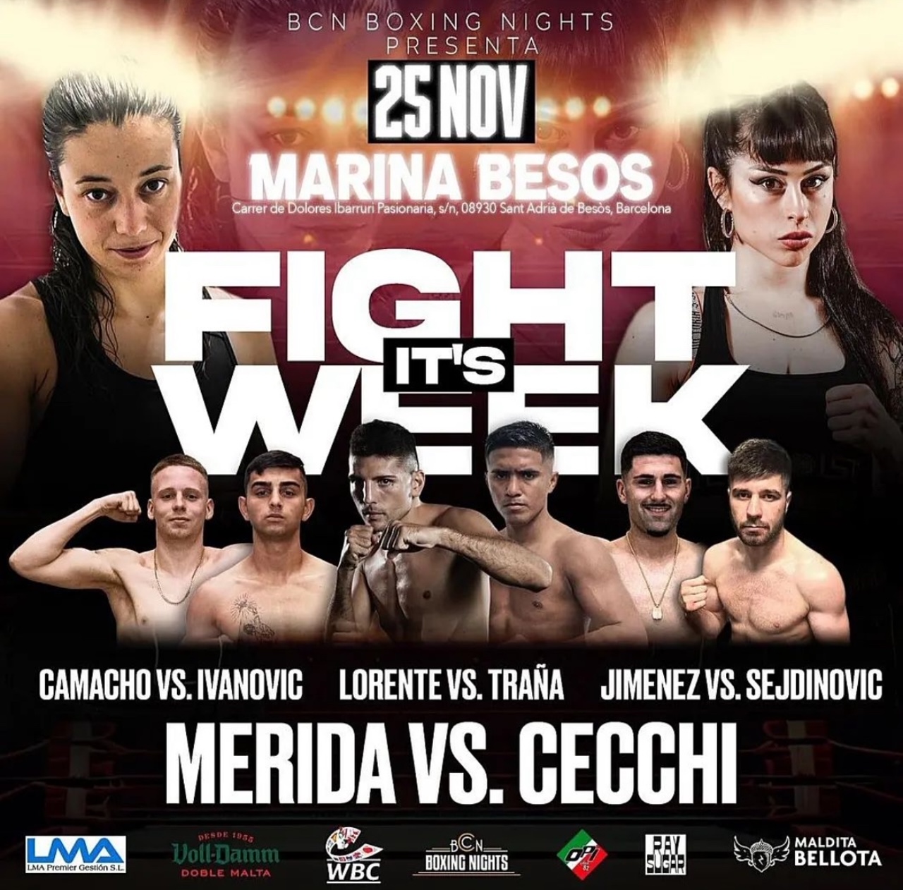 FIGHT WEEK: Sabato 25 Novembre Maria Cecchi a Barcellona per il Titolo Mediterraneo WBC Supergallo