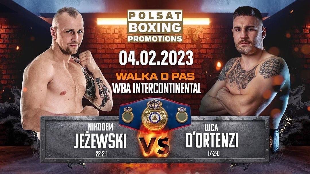 Il 4 febbraio Luca D'Ortenzi in Polonia per l'intercontinentale WBA Cruiser 