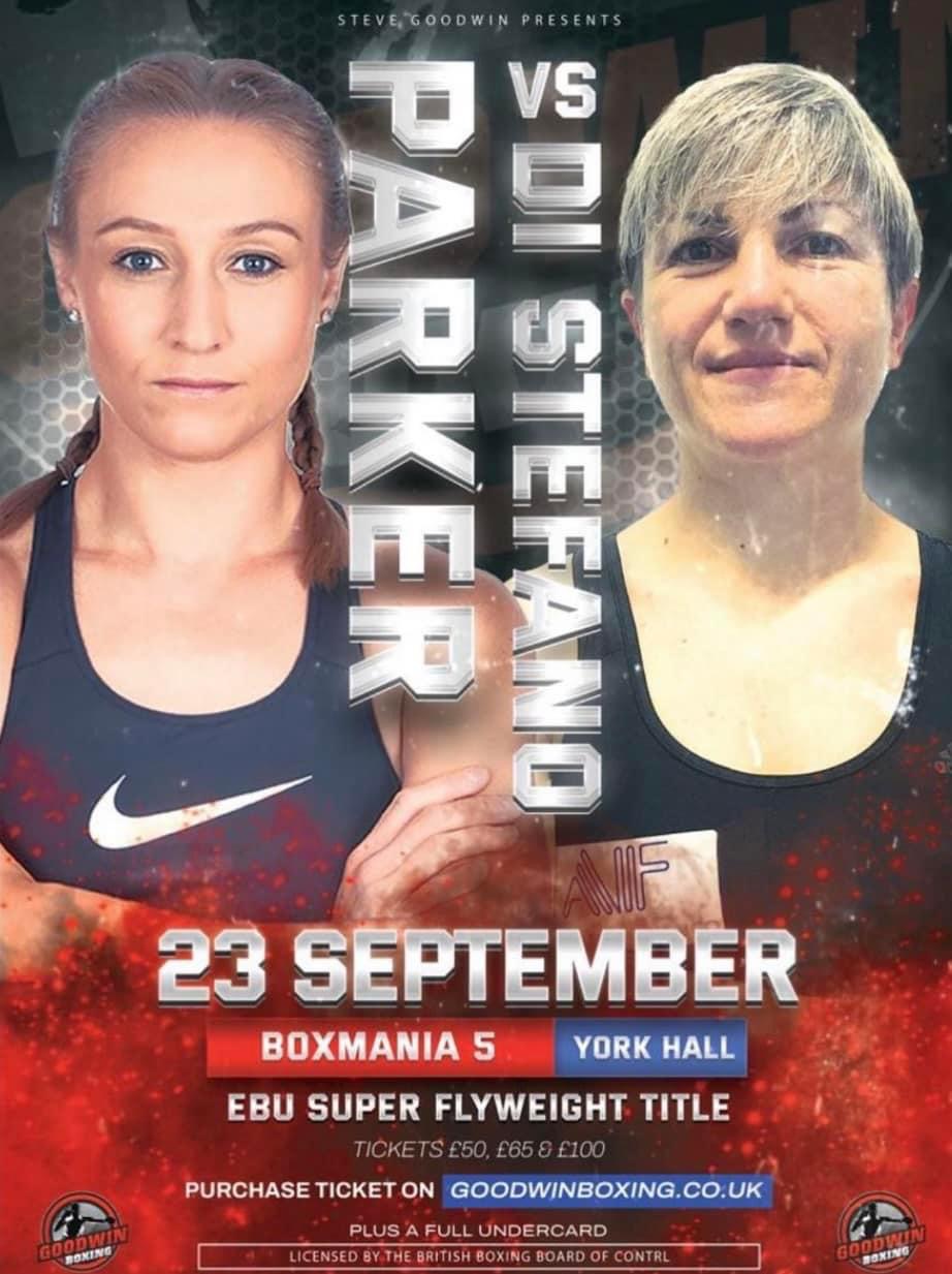Euro Supermosca: Il prossimo 23 settembre alla York Hall di Londra Giuseppina di Stefano vs Lauren Parker