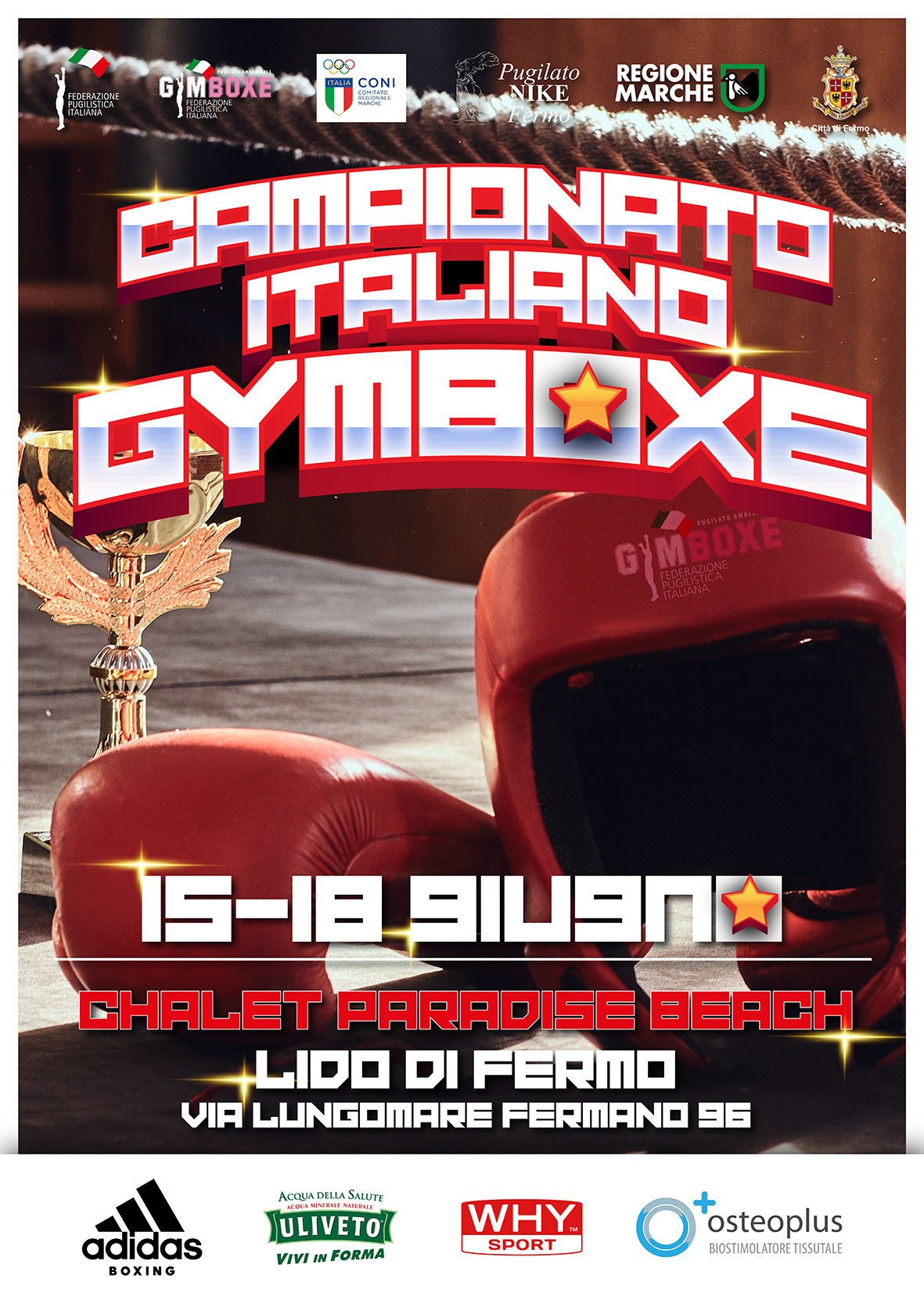 Campionati Italiani di Gym Boxe Lido di Fermo 2023: RAGNI + ELENCHI ATLETI + CALENDAR BOUT 
