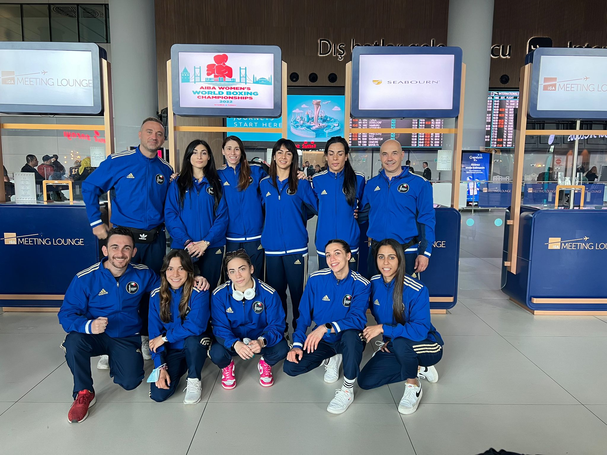 Mondiale Elite Istanbul 2022 - Azzurre arrivate in Turchia 