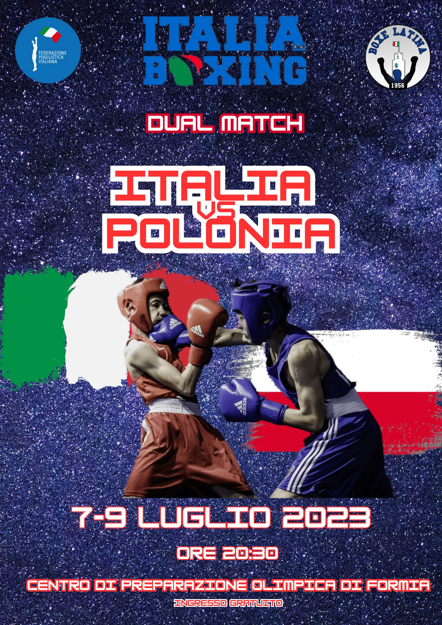 Il 7-9 Luglio a Formia Dual Match tra gli Azzurrini SchoolBoy e la Polonia 