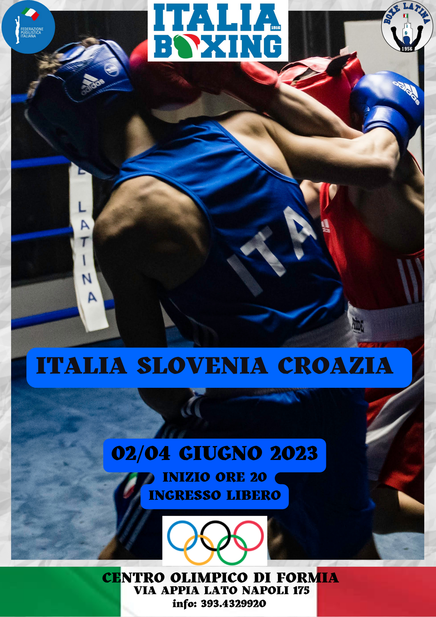 Il 2-4 giugno a Formia Gli Azzurri Schoolboy vs Croazia e Slovenia 