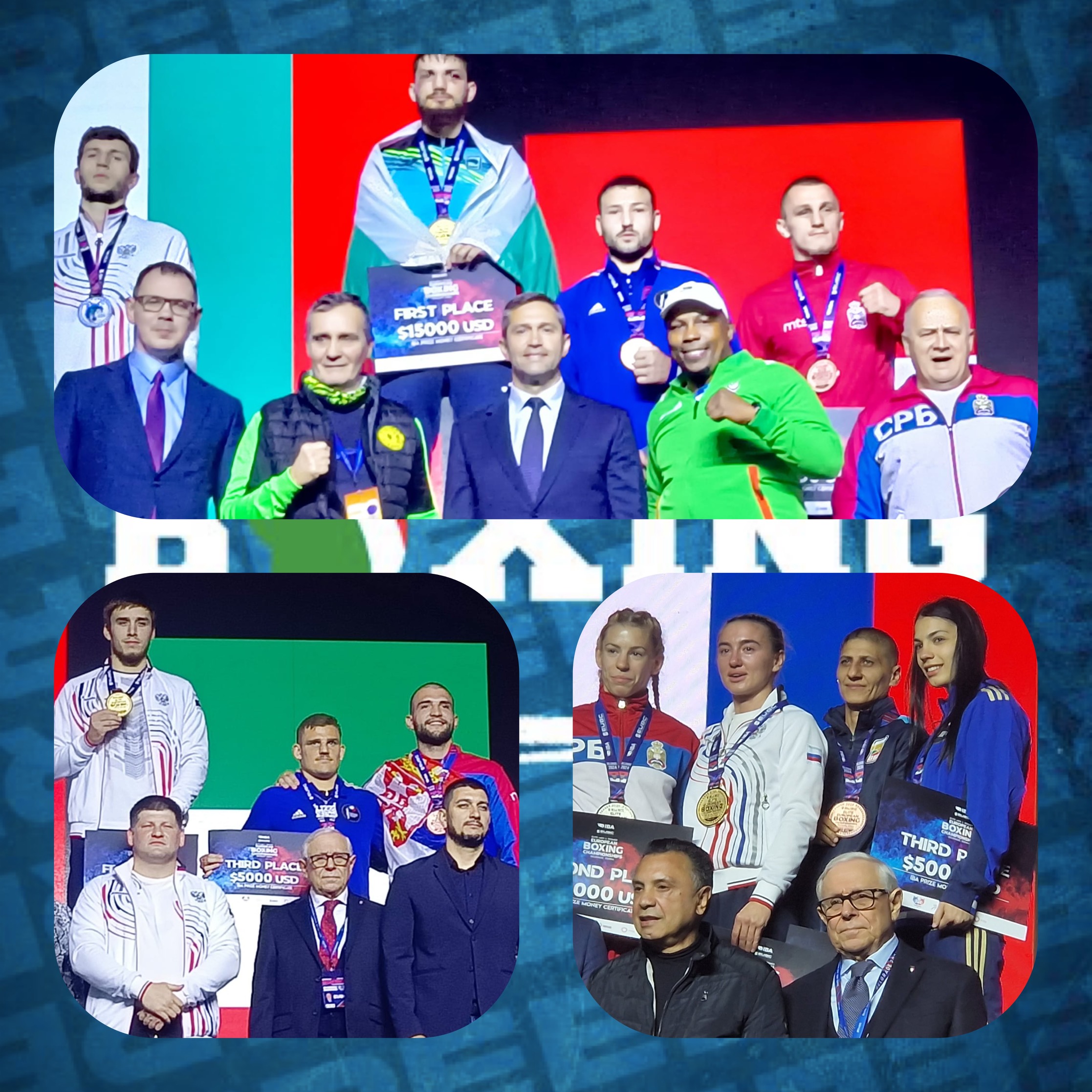 Conclusi a Belgrado gli Europei Elite M/F 2024 - 3 bronzi per l'Italia Boxing Team  